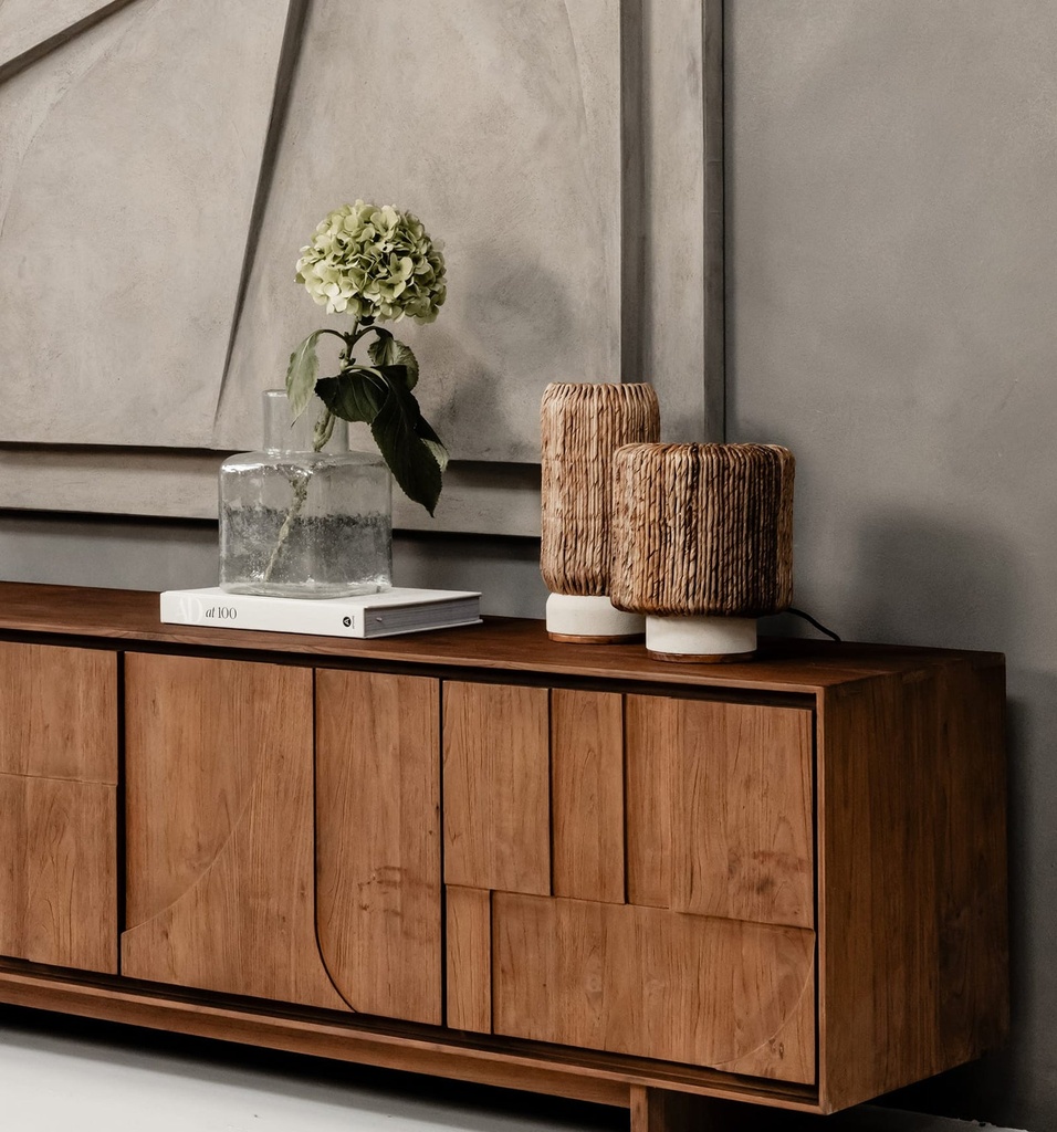 Bright Palma Abaca Table Lamp