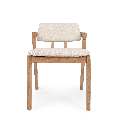 Noa Chair with Cushion Custard