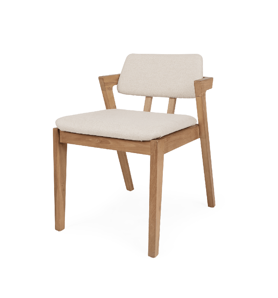 Noa Chair with Cushion Custard