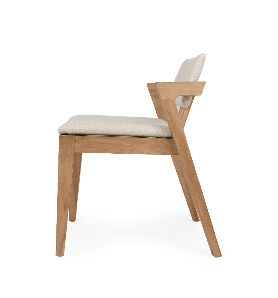 Noa Chair with Cushion Custard