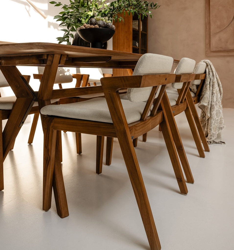 Noa Chair with Cushion Custard