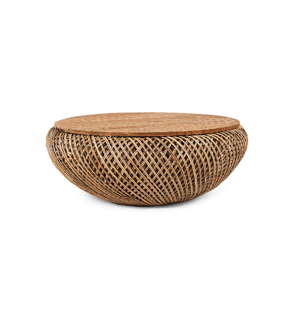 Wave Round Coffee Table Kulit