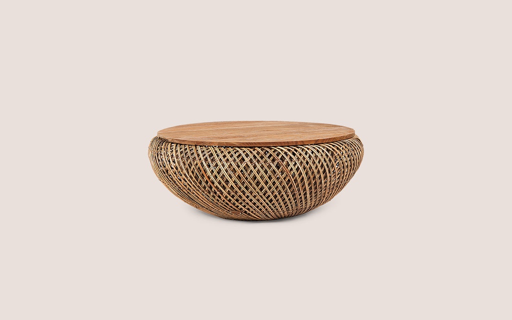 Wave Round Coffee Table Kulit