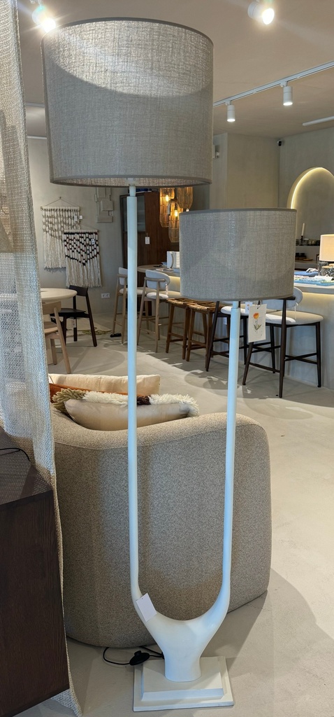 Floor Lamp Gavi Cream Cil. Caden Beige - L&L