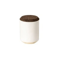 Garlic Cellar with Smoked Cork Lid Modern Storage - Casa Fina