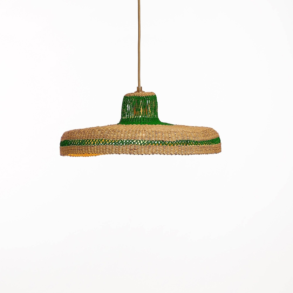 Hatter Herb Flat Pendant Lamp - Golden Editions