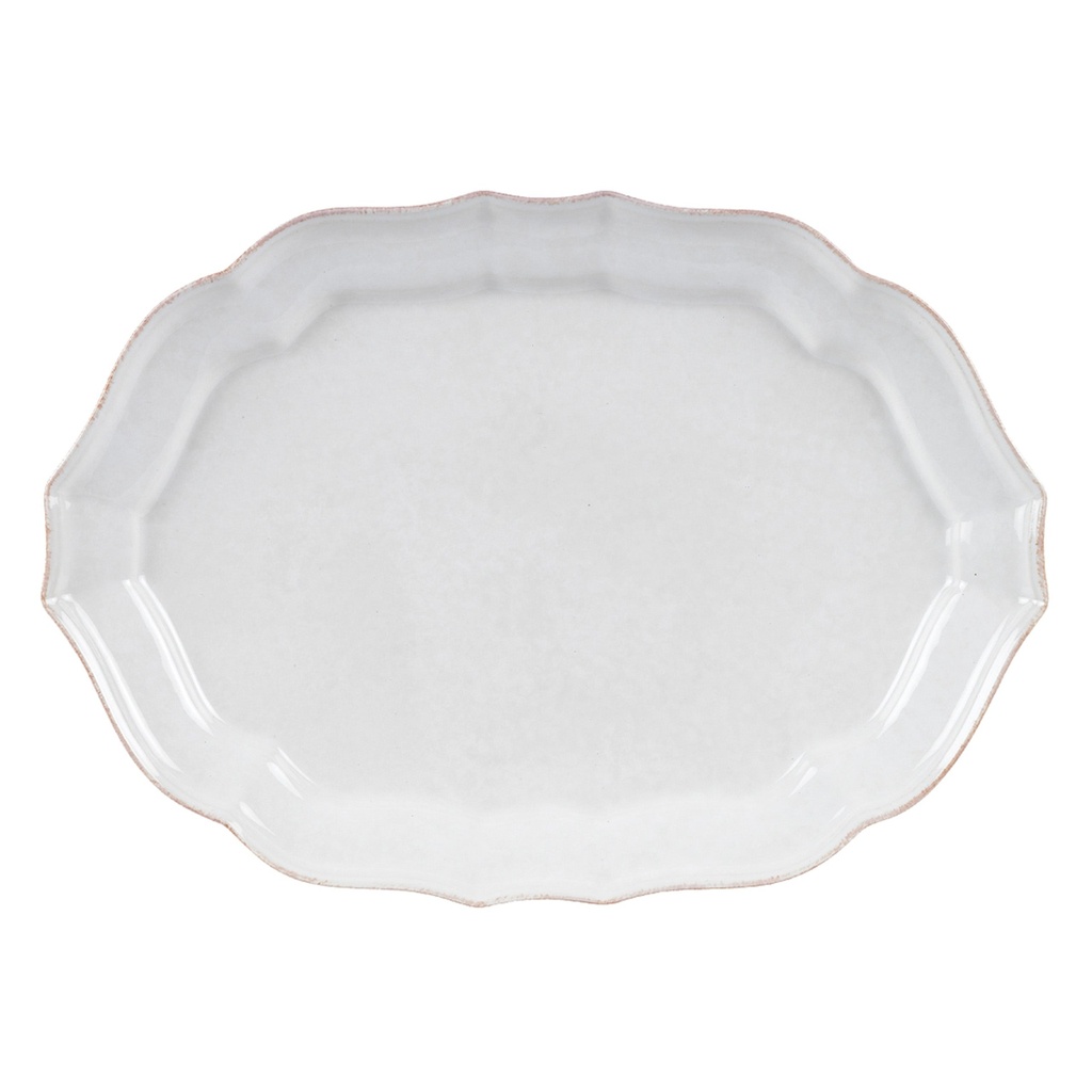 [IM535-WHI] Impressions Oval platter 46 - Casa Fina