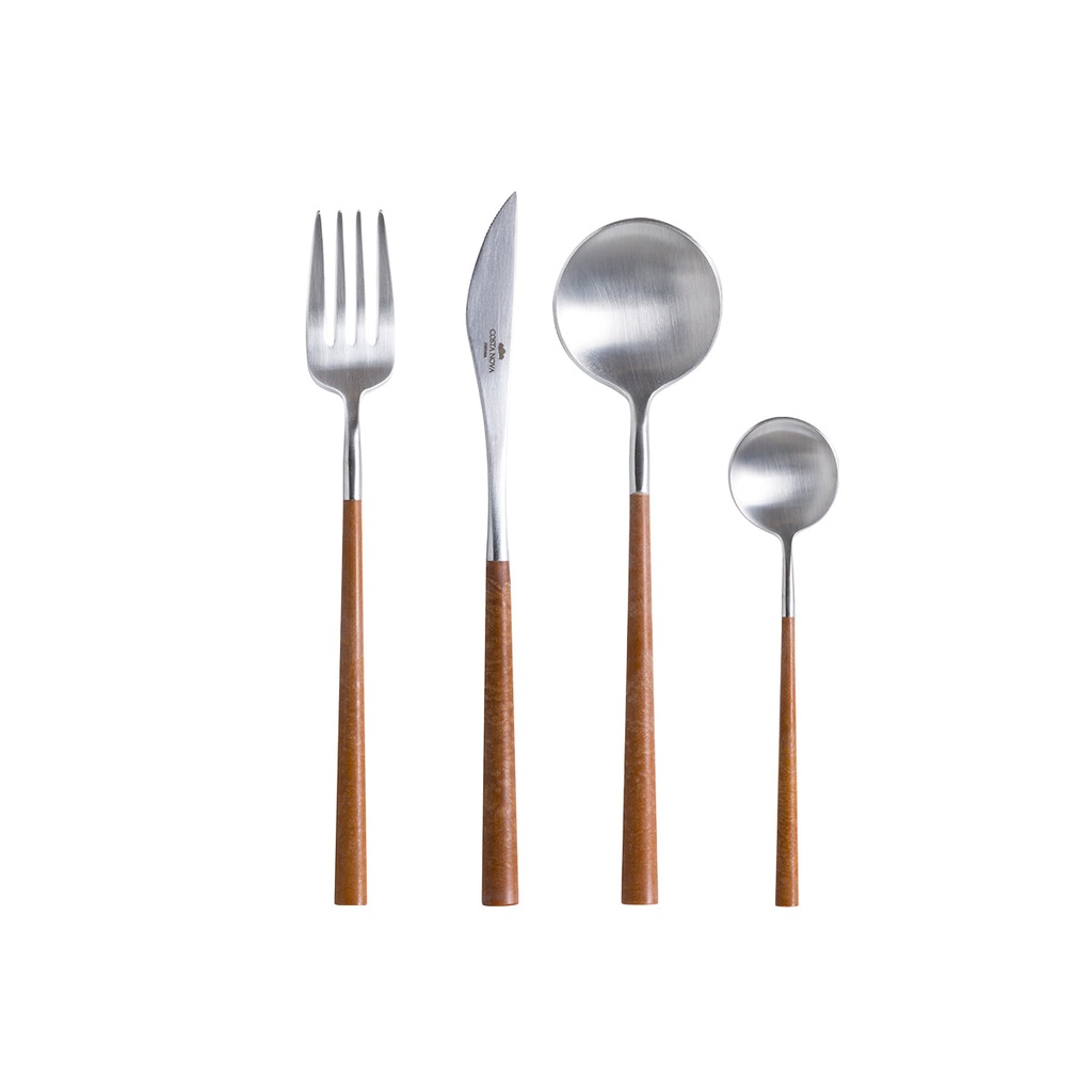 [C20456-WDN] Mito Flatware 24p. Brushed - Costa Nova