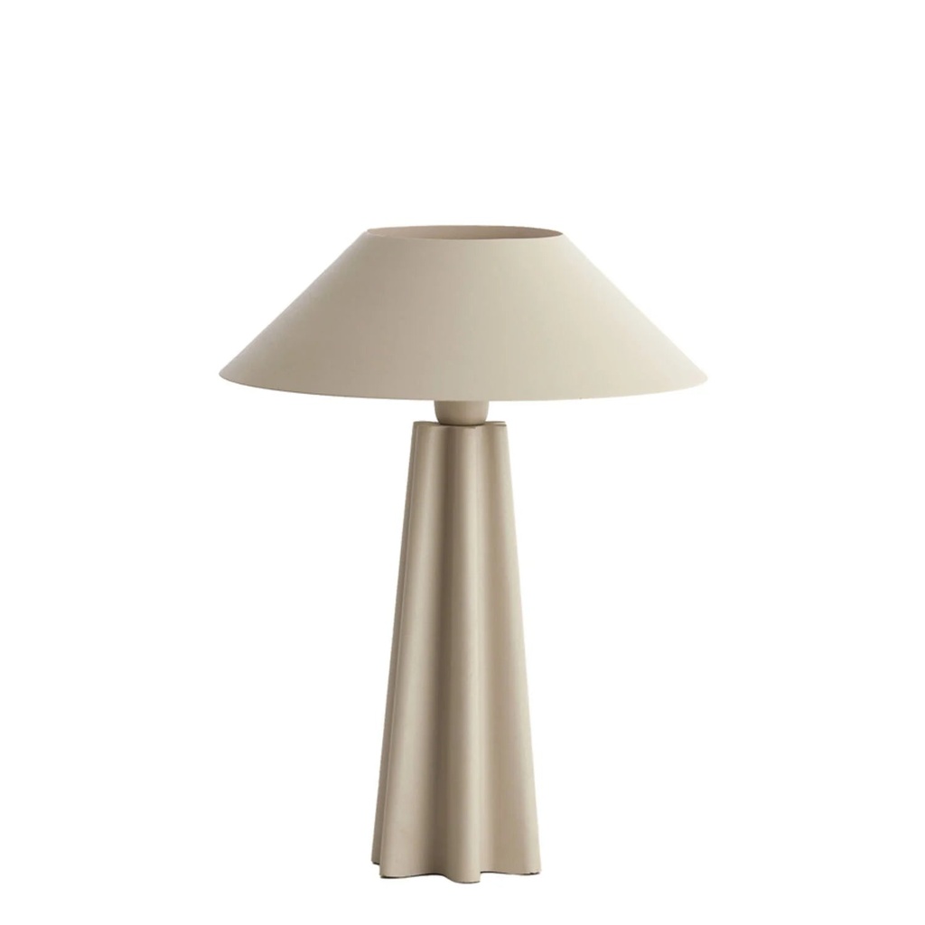 Table Lamp Ø38X49 Cm Cukai Matt Beige - L&L