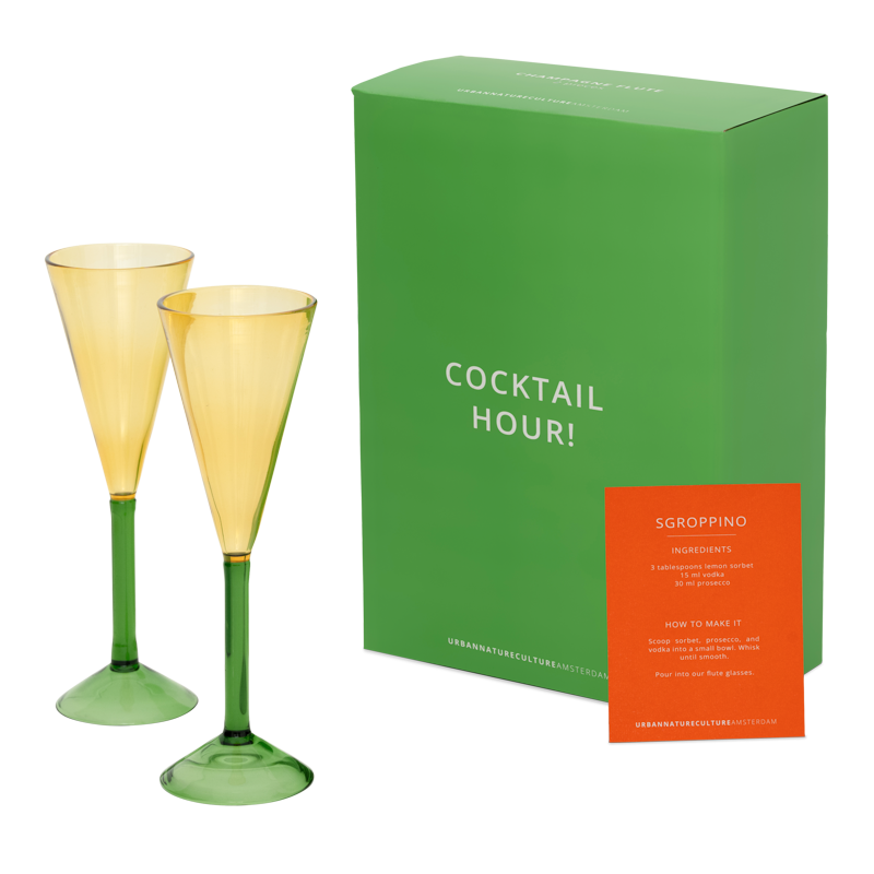 Champagne flute - set of 2 - Urban Nature Culture