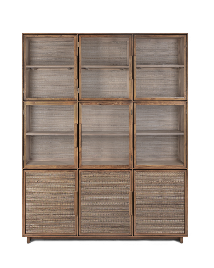 [HP210012] Hopper Display Cabinet 3 Doors