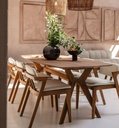 Noa Chair with Cushion Custard