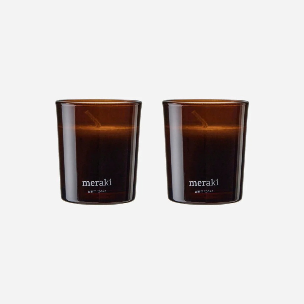 Scented Candle Warm Tonka - Meraki