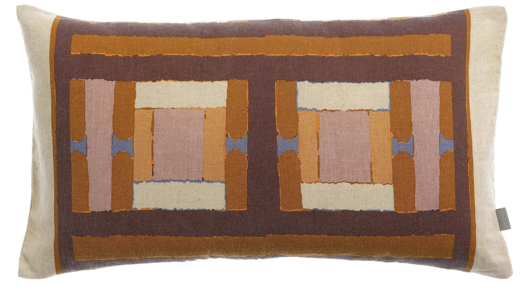 Taho Copper Printed Cushion 30 x 50