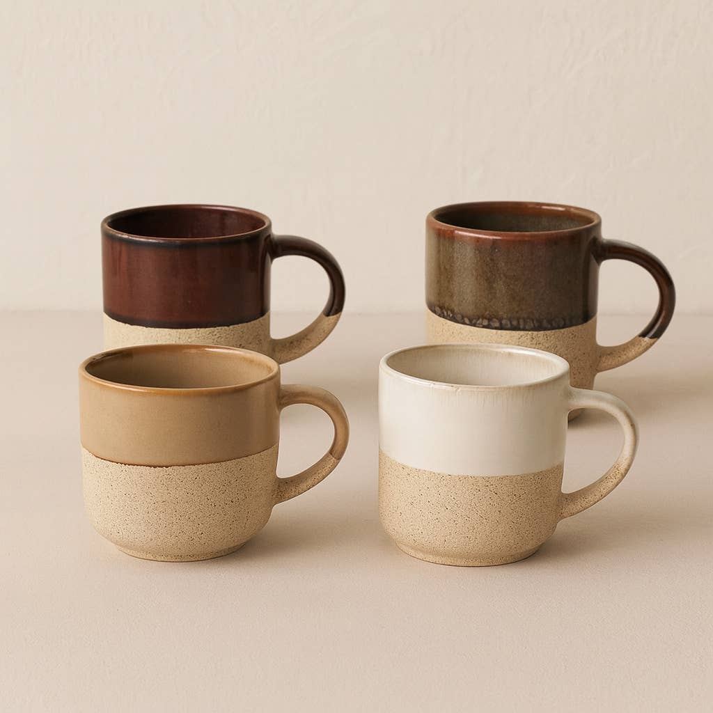 10cl macchiato ceramic cup in 4 assorted colors