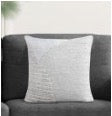 Baoule Cushion Ivory