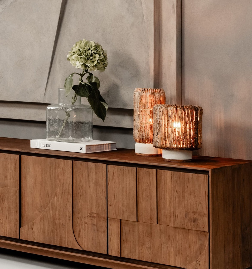 Bright Palma Abaca Table Lamp