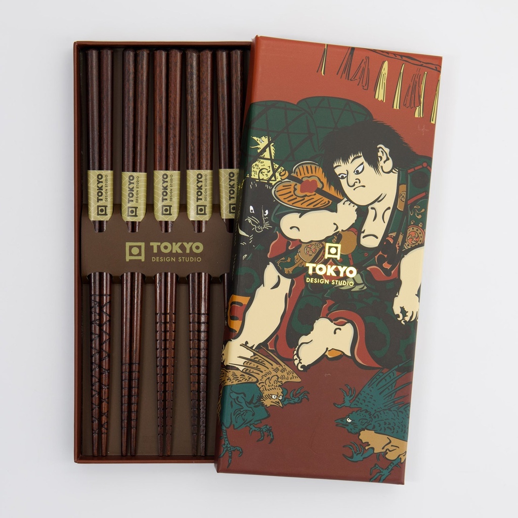 Chopstick Giftset/5 Ukiyoe - Tokyo Design Studio