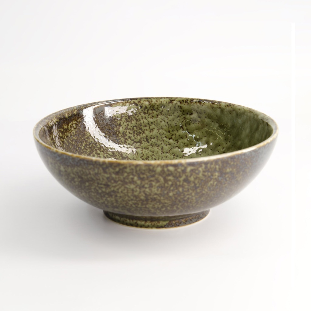 Shinryoku Green Ramen Bowl 21.3x8.2- Tokyo Design Studio