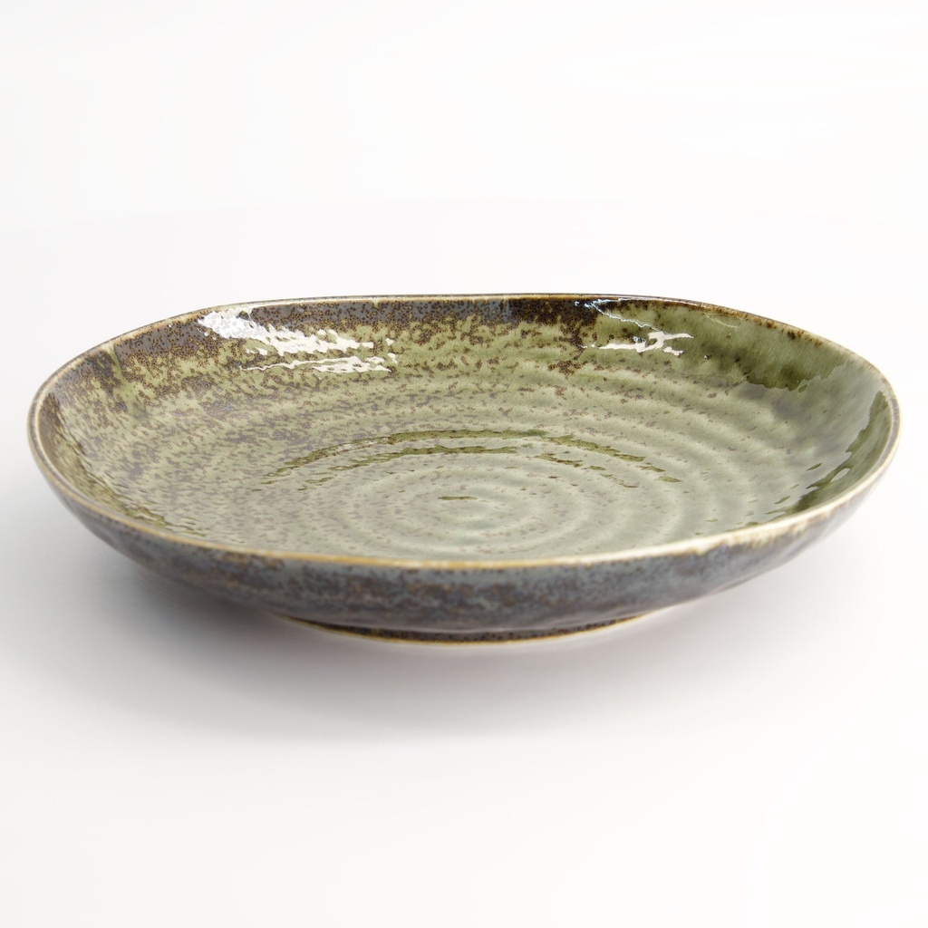Shinryoku Green Triangle Plate - Tokyo Design Studio