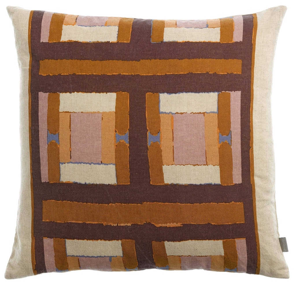 Taho Copper Printed Cushion 45 x 45