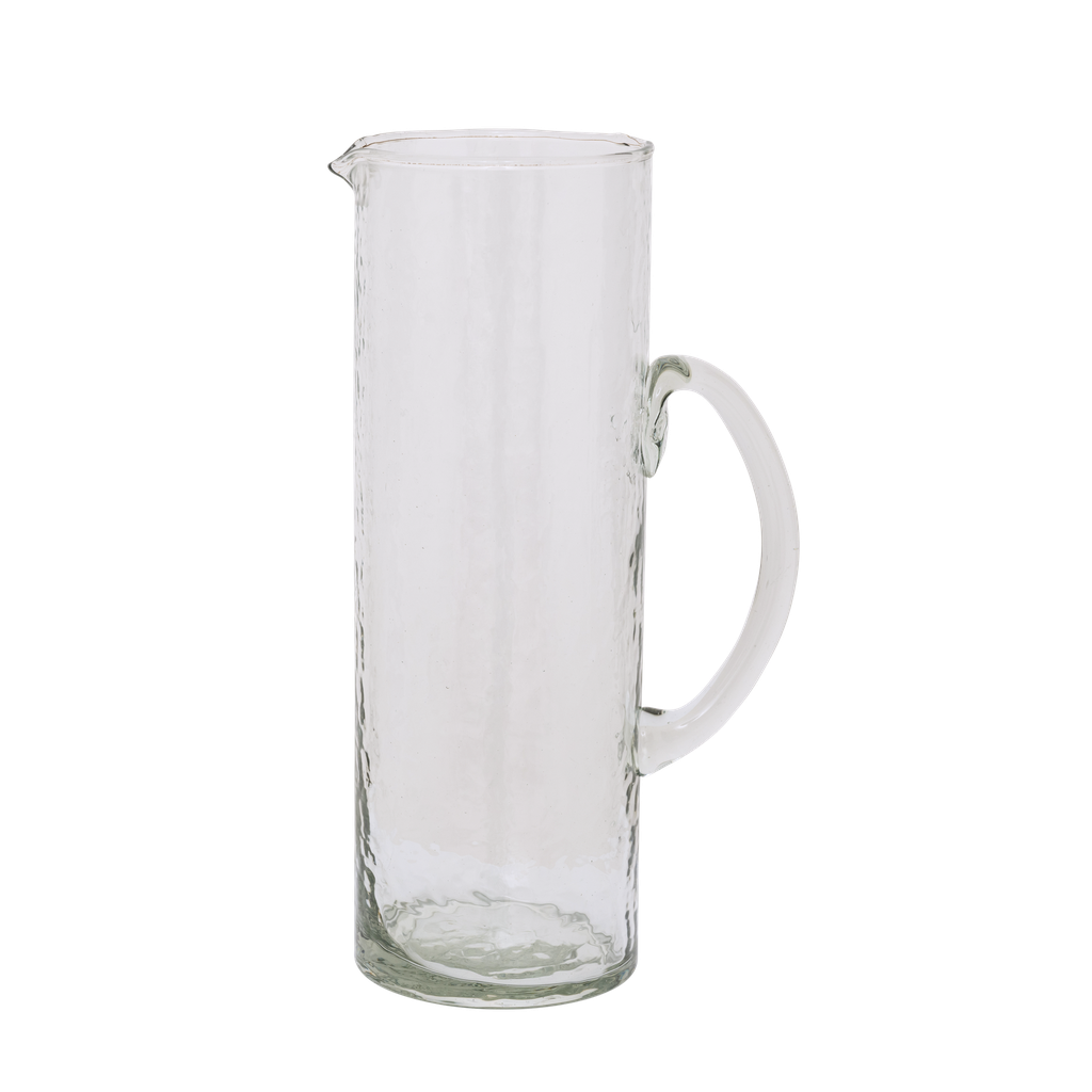 Jug hammered transparent - Urban Nature Culture