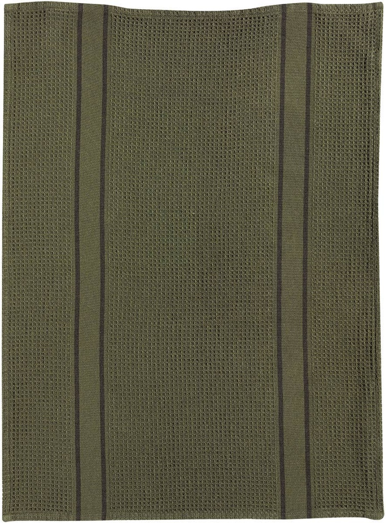 Lars Olive Recycled Tea Towel 50 x 70 - Maison Vivaraise