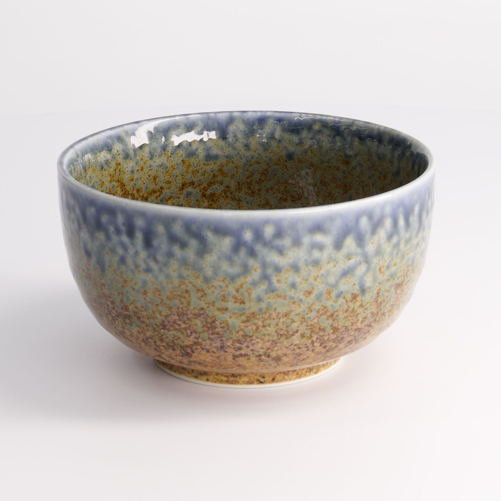 Minoyaki Reef Blue Tayo Bowl - Tokyo Design Studio