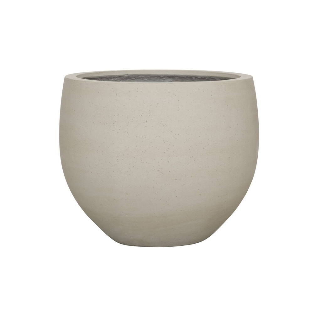 Jumbo Orb - Beige Washed - Pottery Pots