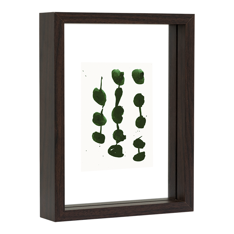 Photo frame Floating walnut - Urban Nature Culture (Dark Wood, 15 x 20)