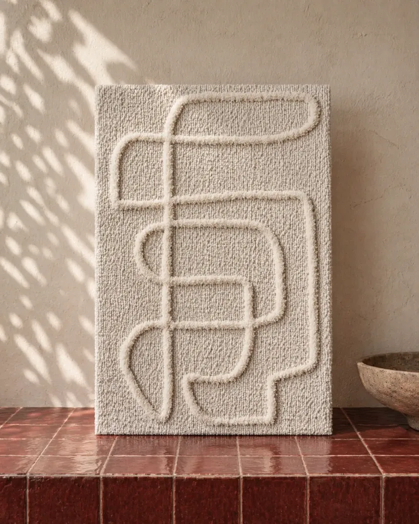 Crystal Stream Wool Art - House Of Thallo