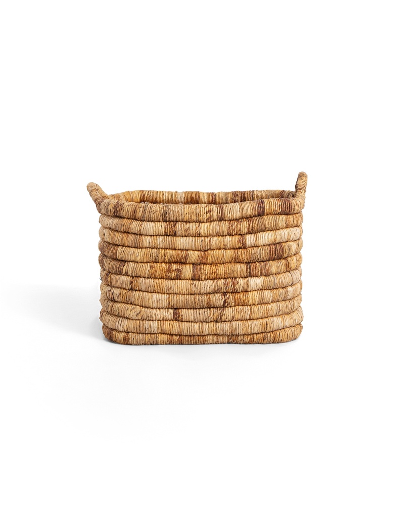 [RBS3042L] Caterpillar Sago Rectangular Basket Two-Tone